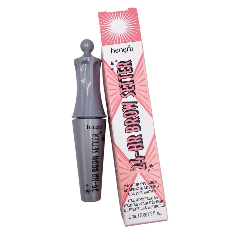 NEW Benefit Cosmetics Mini 24-Hr Brow Setter Clear Brow Setting Gel .06 oz 2 ml